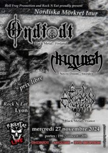 AFFICHE ONDFODT-ANGUISH-EVIL ERUPTION